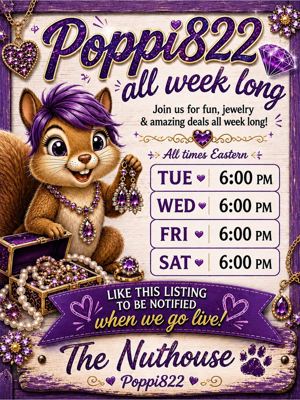 Poppi822 ✨Live schedule. Come for the sparkle, stay for the laughs ✨